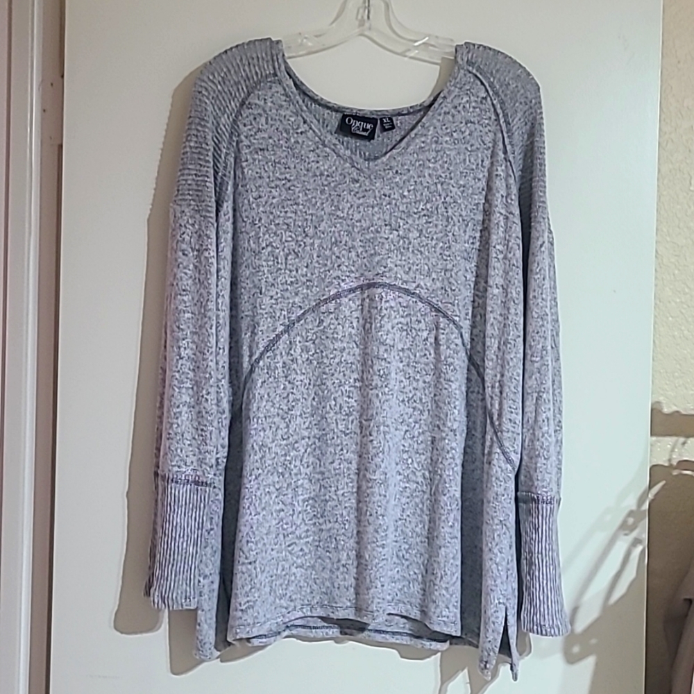 Gray XL Long Sleeve sweater